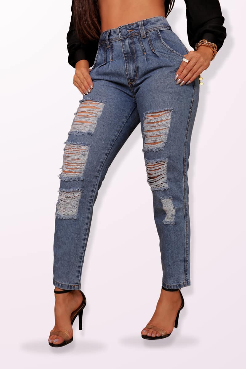 Calça Jeans Modeladora Mom Magnífica - CH40